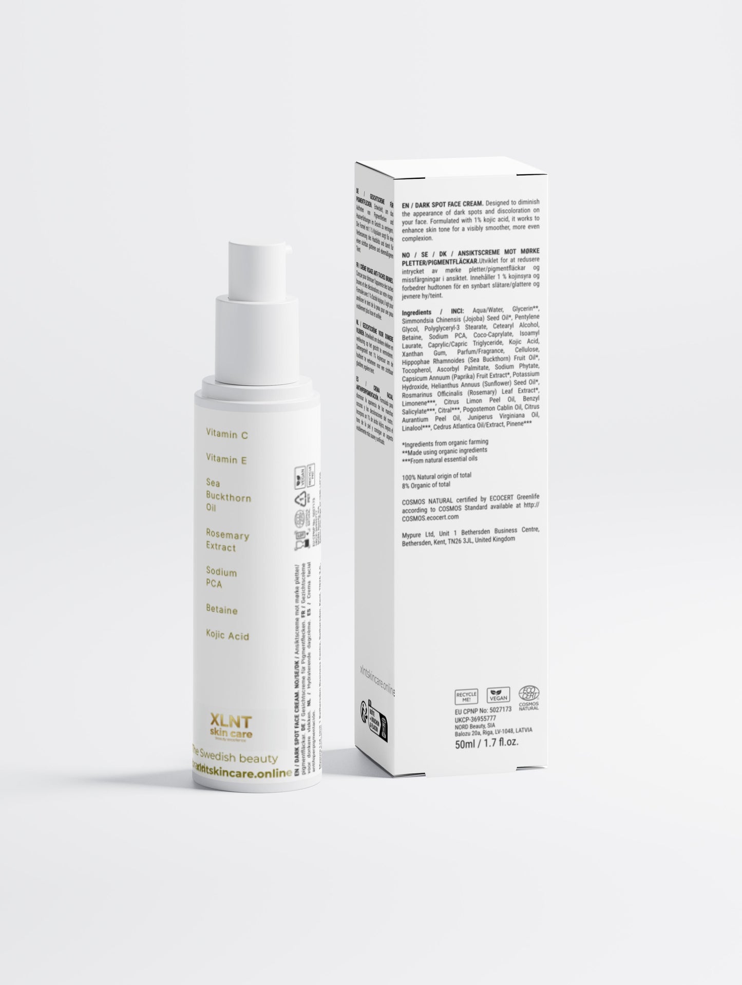 Dark Spot Face Cream with Kojic Acid