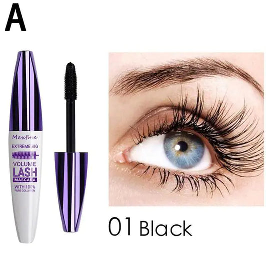 MAXFINE 5D Silk Fiber Waterproof Mascara for Volume
